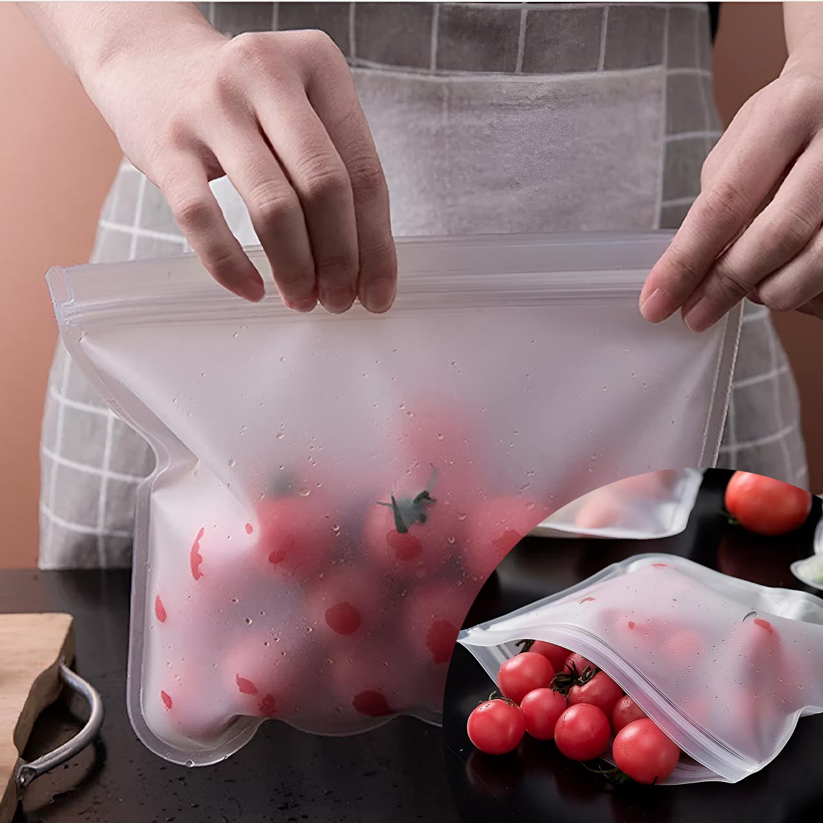 Miniatura 3 de Bolsas Silicona x5 Hermetica MANA-0073